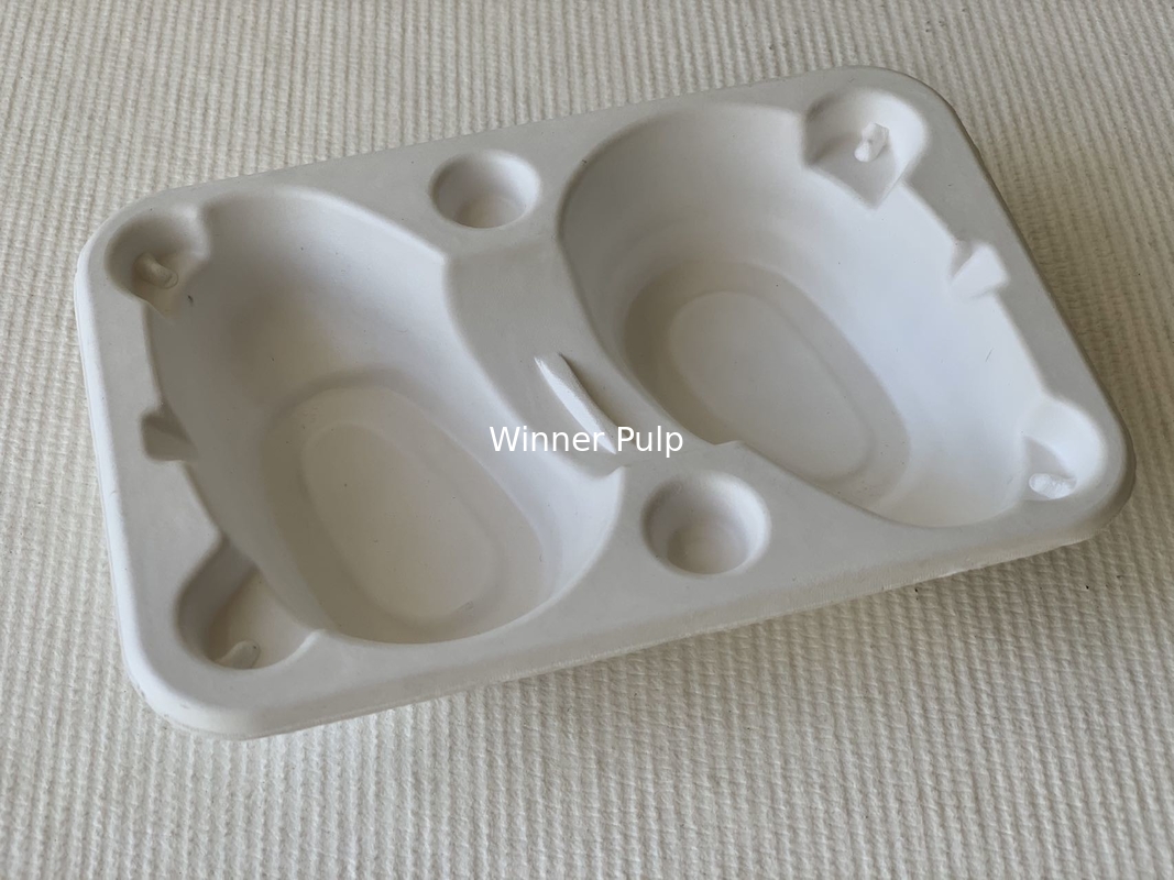 100% Recyclable Biodegradable Pulp Tray ThinWall Paper Based